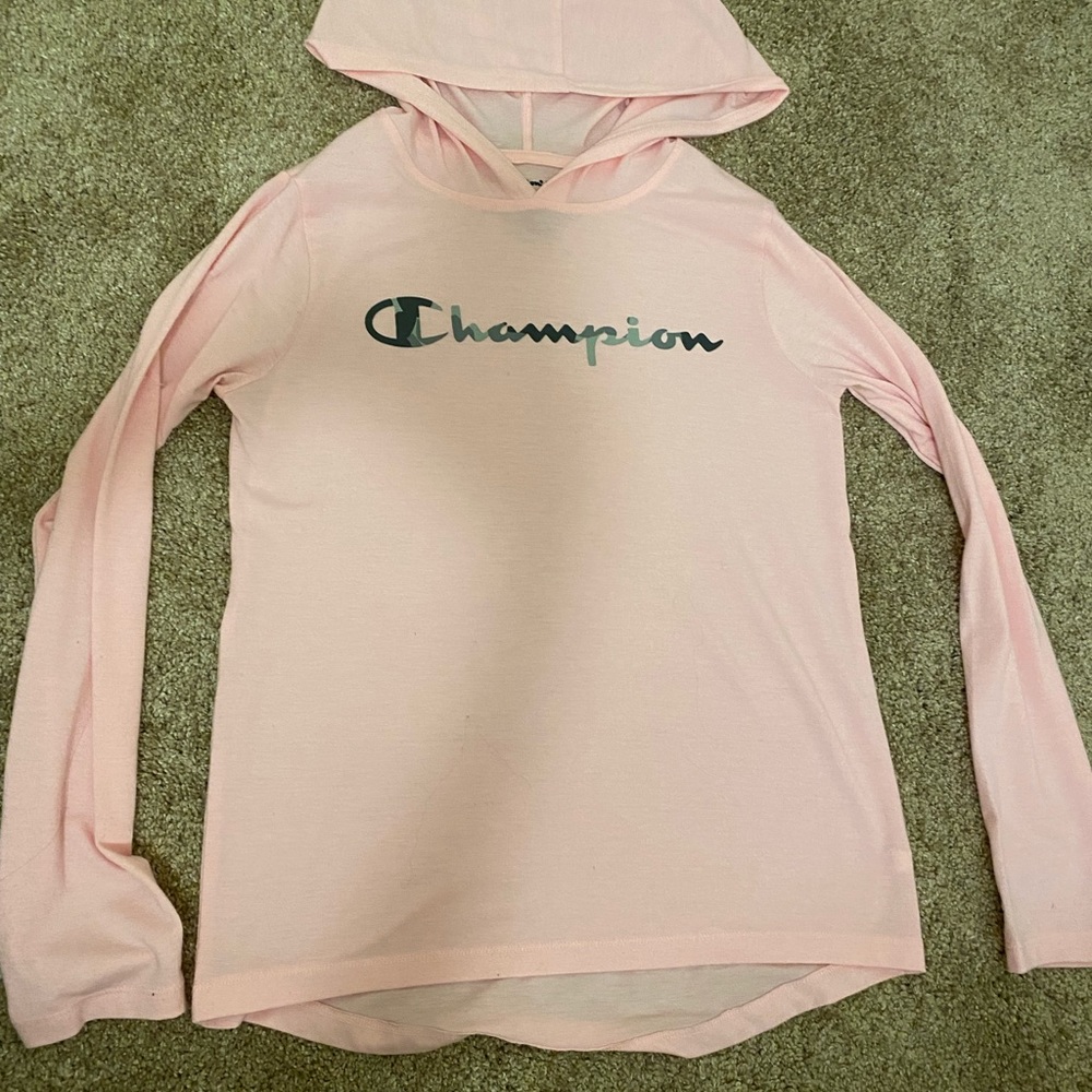 Champion hooded top